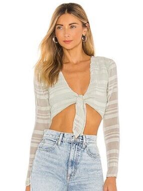 Lovers + Friends long sleeve crop top